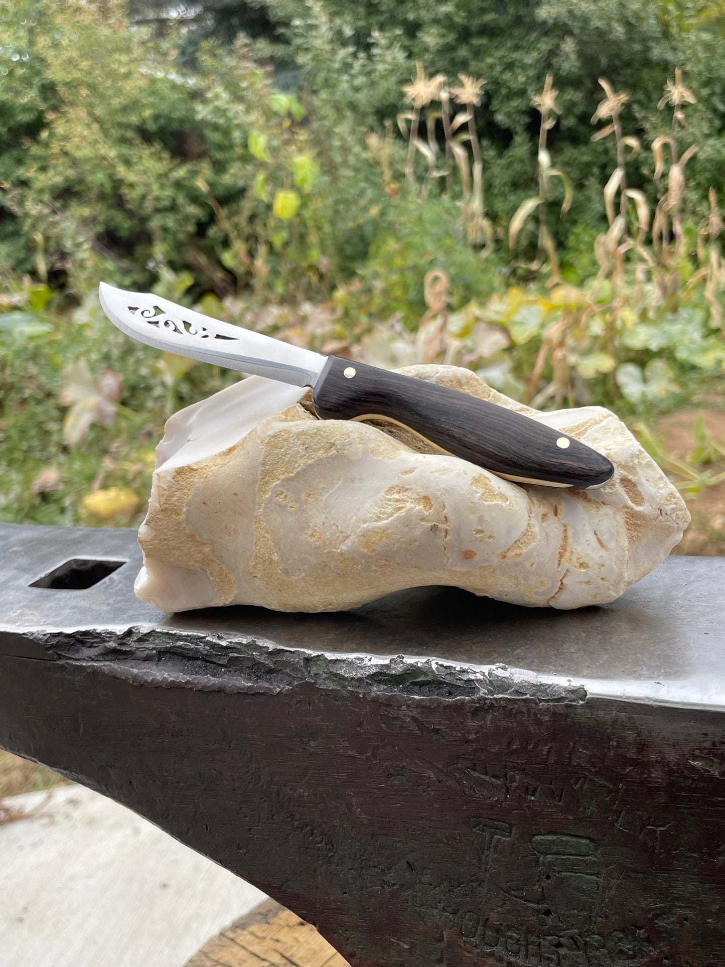 Shop Knife w Mammoth Ivory Liner