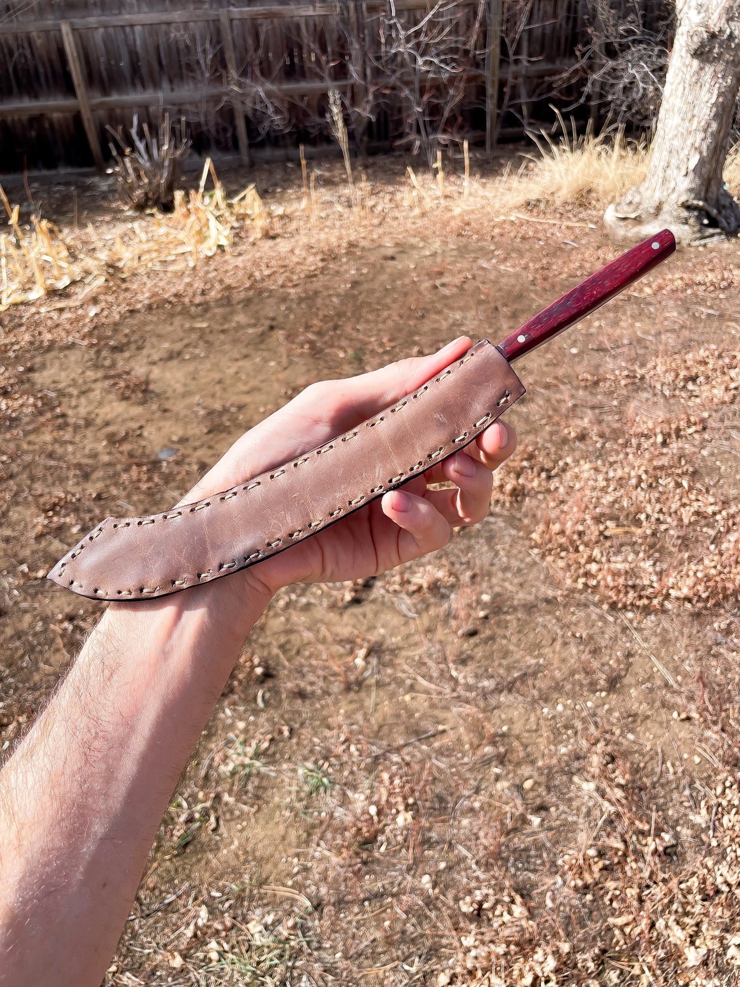 Chef’s Sabre with Leather Sheath