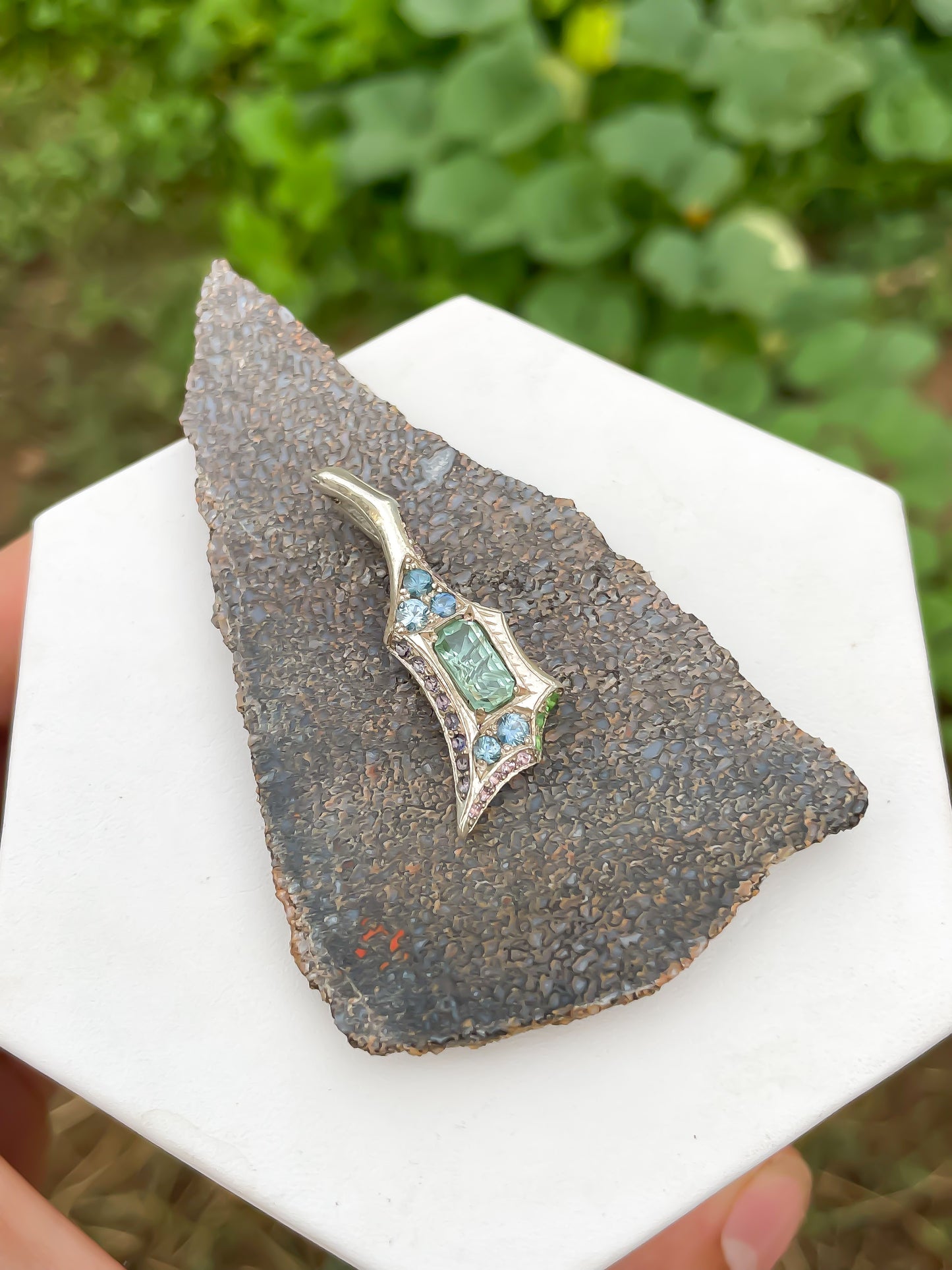 Nigerian Tourmaline Pendant