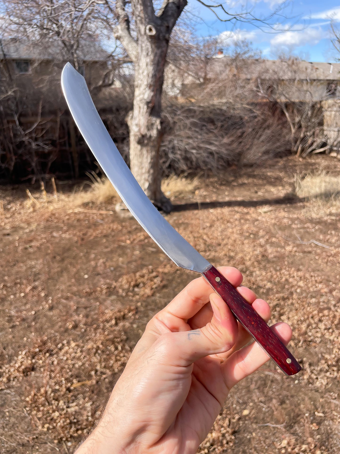 Chef’s Sabre with Leather Sheath