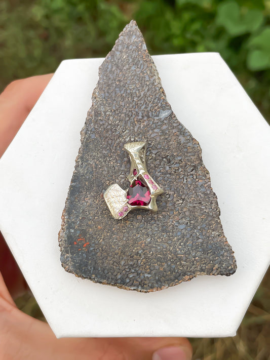 Tanzanian Garnet Pendant