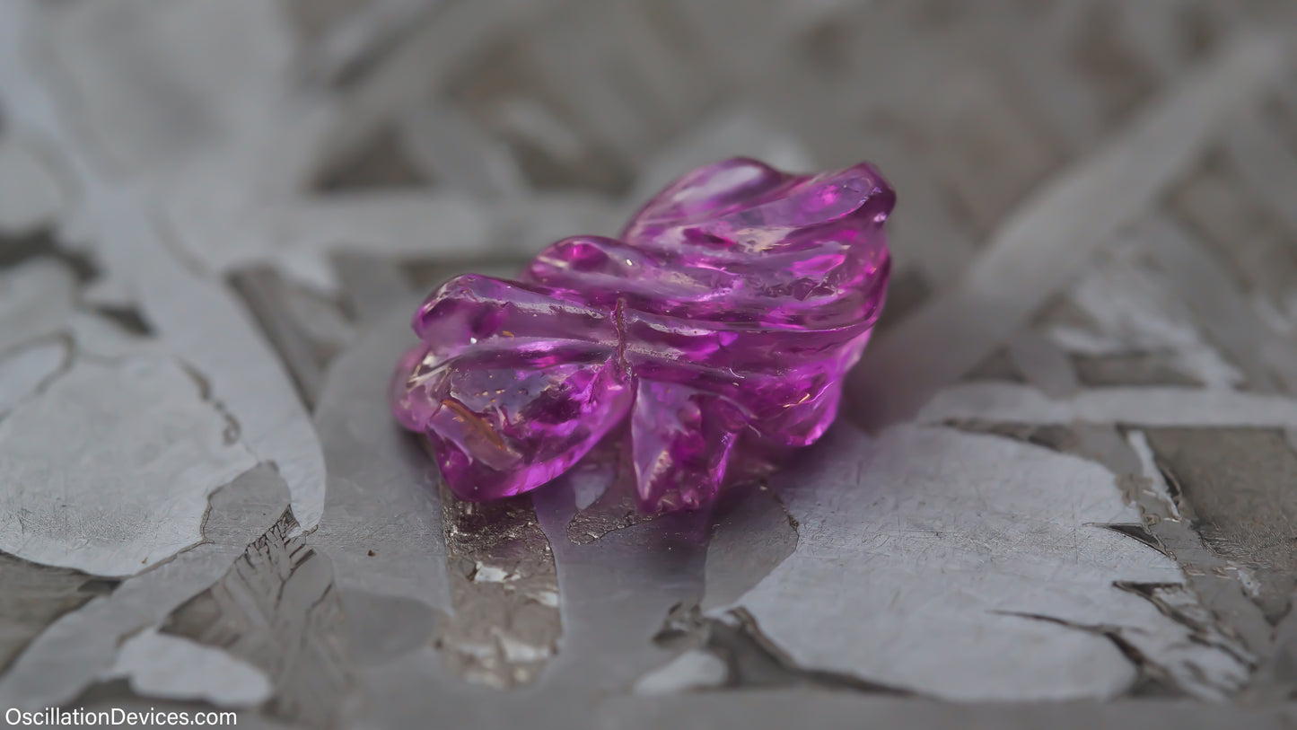 3.07ct Purple Mozambique Garnet Carving