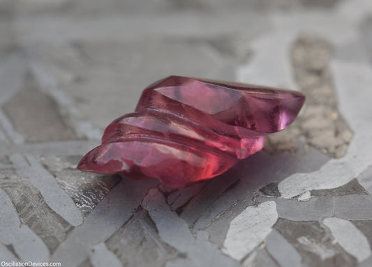 3.79ct Tanzanian Rhodolite Garnet Carving