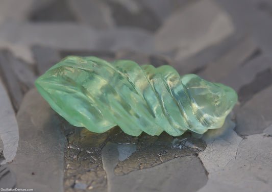 1.41ct Kenyan Kiwi Grossular Garnet Carving