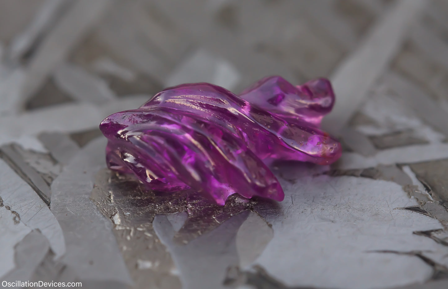 3.07ct Purple Mozambique Garnet Carving