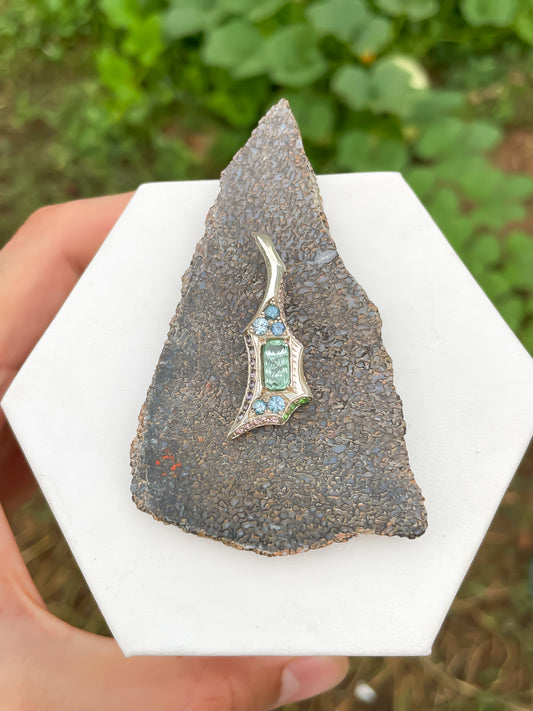 Nigerian Tourmaline Pendant